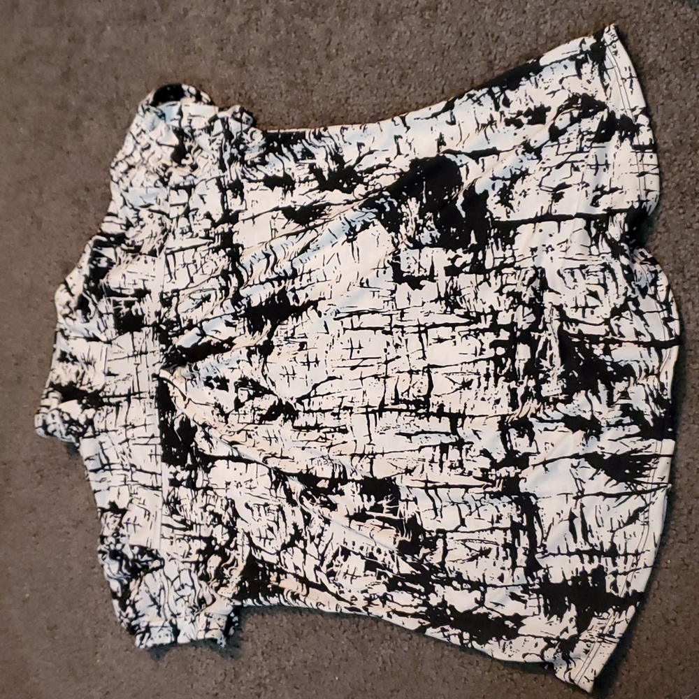 Xl Splattered collared top - Picture 3 of 5